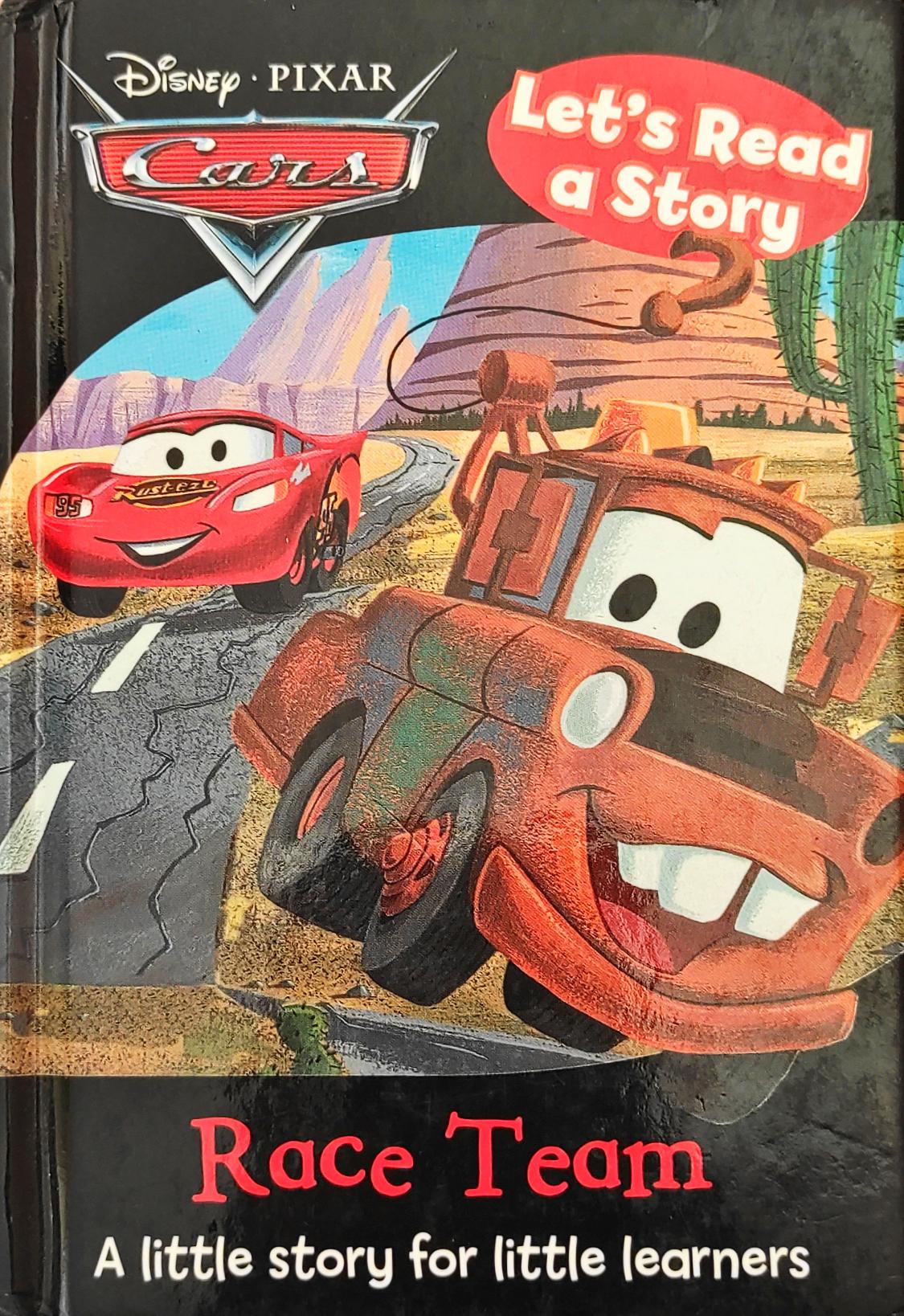 Disney Cars Race Team (Lets Read a Story)