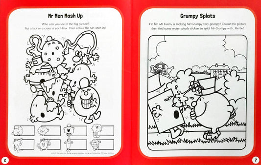 Mr Men & Little Miss Activity Combo (4 Books)