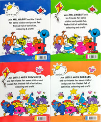 Mr Men & Little Miss Activity Combo (4 Books)