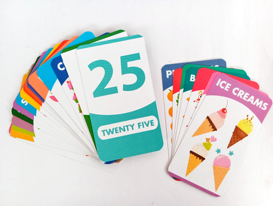 NUMBERS 30 FLASH CARDS BOX