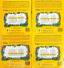 Jolly Phonics Workbook Combo 4 (4 Books)