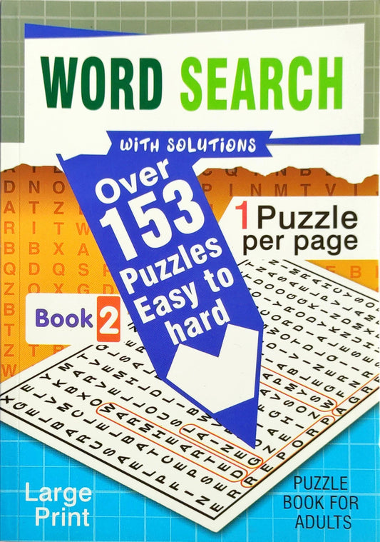 Word Search Book 2 (Over 150 Puzzles )