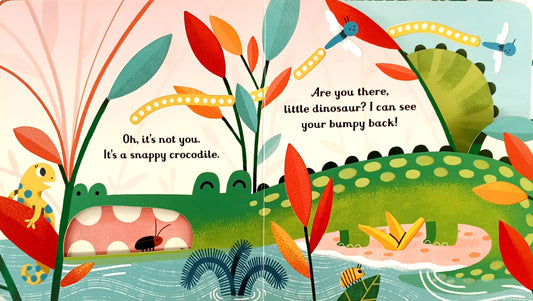 Usborne Are you there Little Dinosaur (Peep through Book)