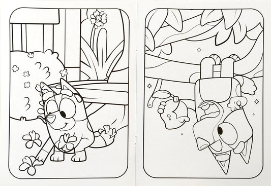 Bluey Outdoors Colouring Book