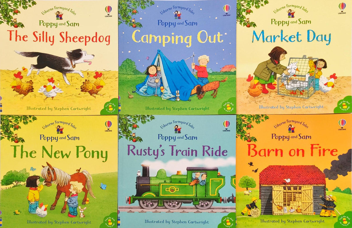 Usborne Poppy and Sam Combo 3  (6 books)
