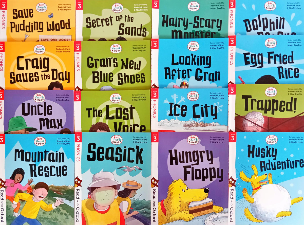 Biff Chip and Kipper Read With Oxford Stage 3 Set (16 Books)