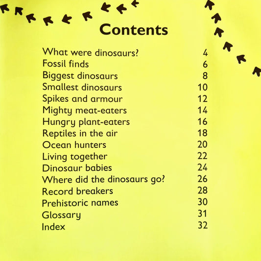 First Fabulous Facts Dinosaurs