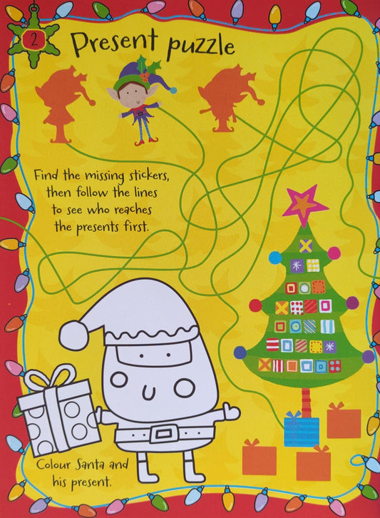 Jolly Gingerbread's Sticker Activity book