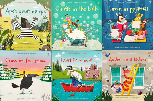 Usborne Phonics Reader Combo Set 4 (6 Books)