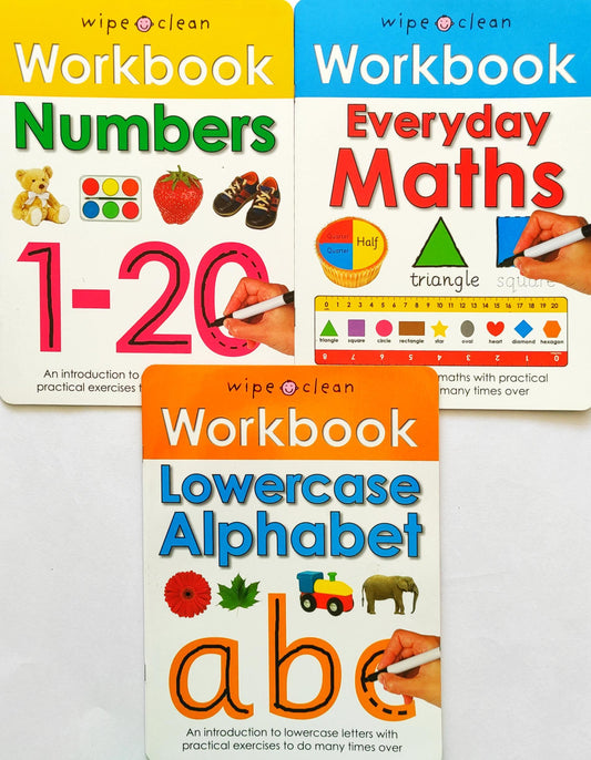 Wipe and Clean Combo Set (3 Books)