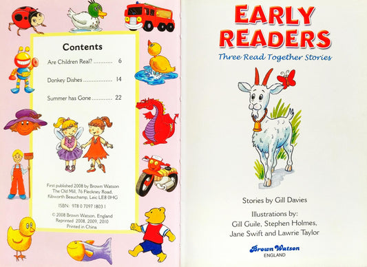 Early Readers Three Read Together Stories