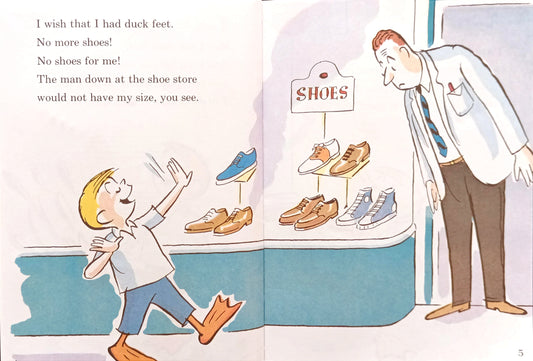 I wish that I had duck feet