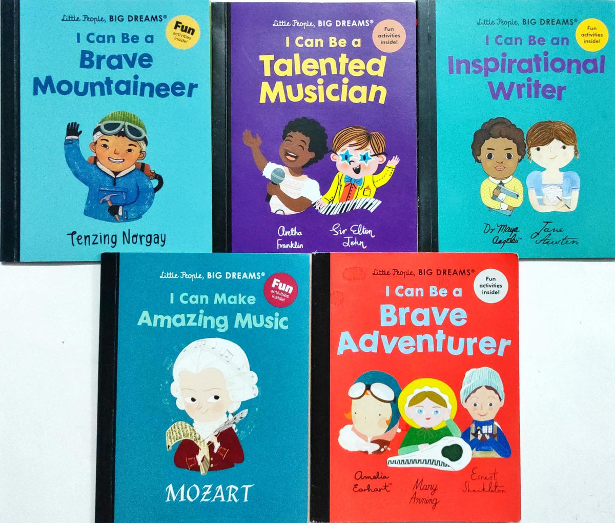 Little People Big Dream Set 8 (5 Books/Pocket Friendly Book)