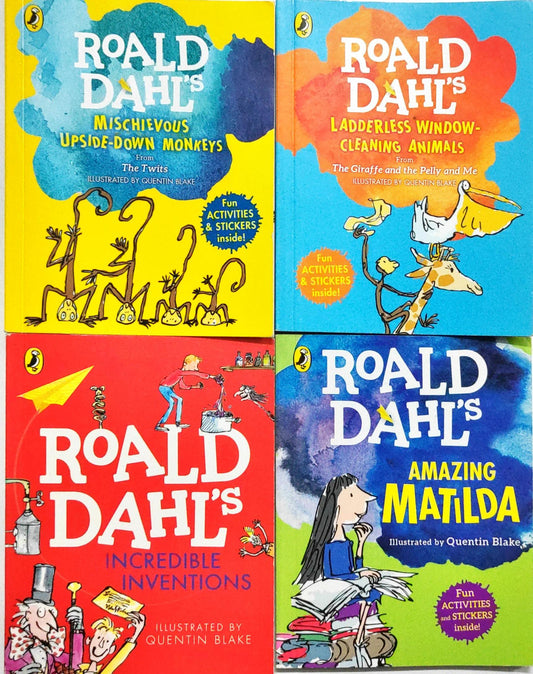 Roald Dahl Combo set 9 (4 Books/Pocket Friendly Books)