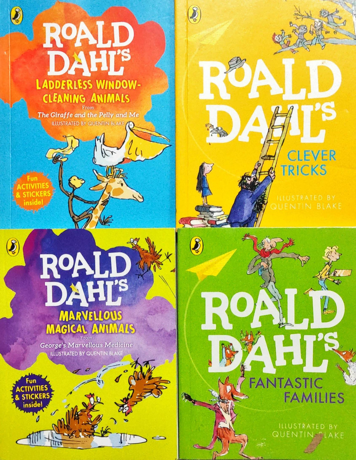 Roald Dahl Combo set 10 (4 Books/Pocket Friendly Books)