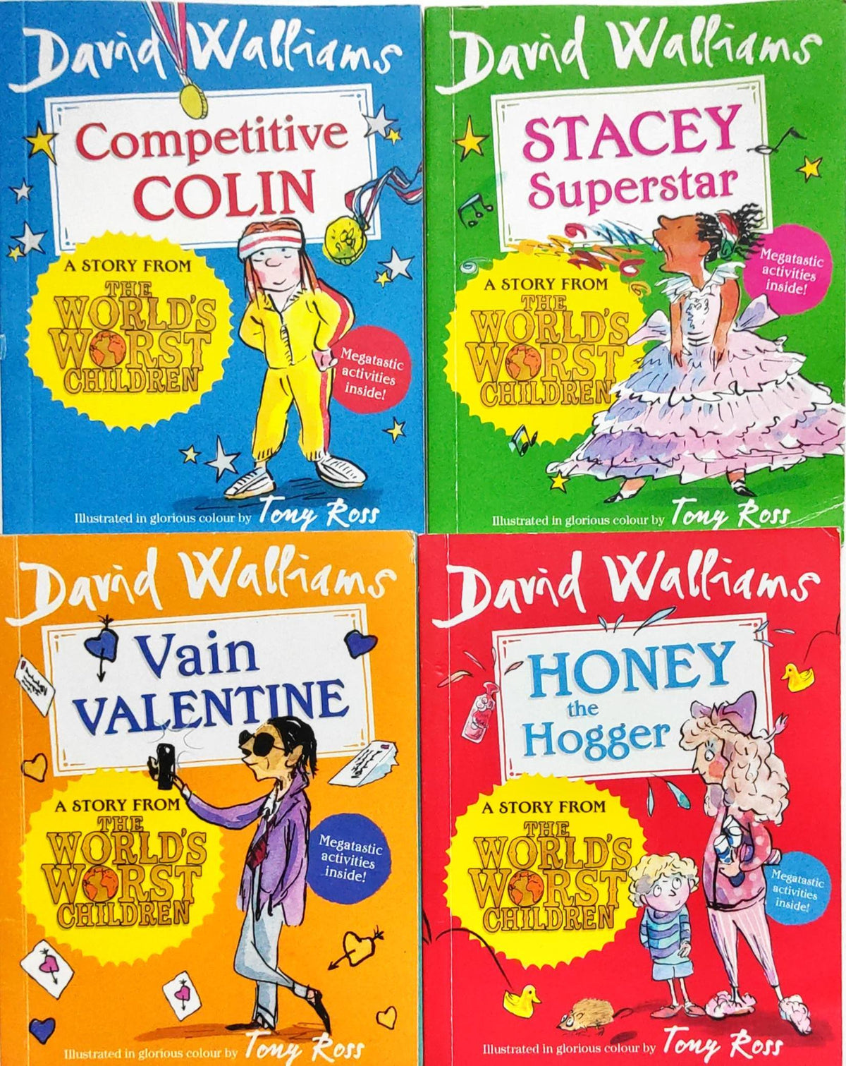 David Walliams Combo Set 5 (4 Books/Pocket Friendly Books)