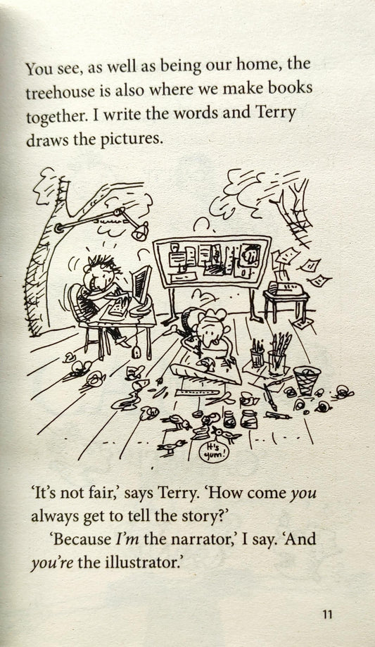 Terry's Dumb dot Story A Treehouse Tale