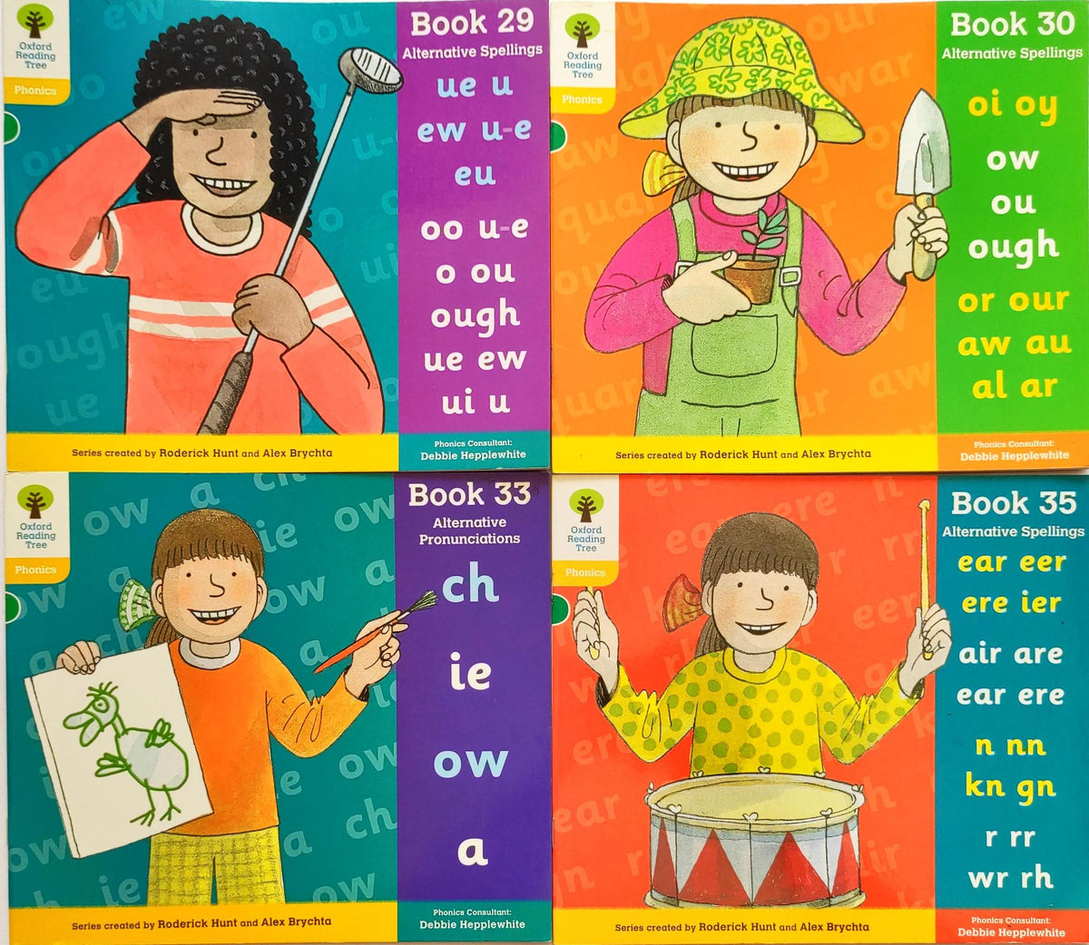 Oford Reading Tree Phonics Combo 2 (4 Books)