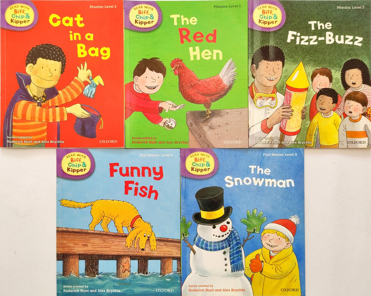 Biff Chip and Kipper  Set 5 : Level 2 (5 Books)