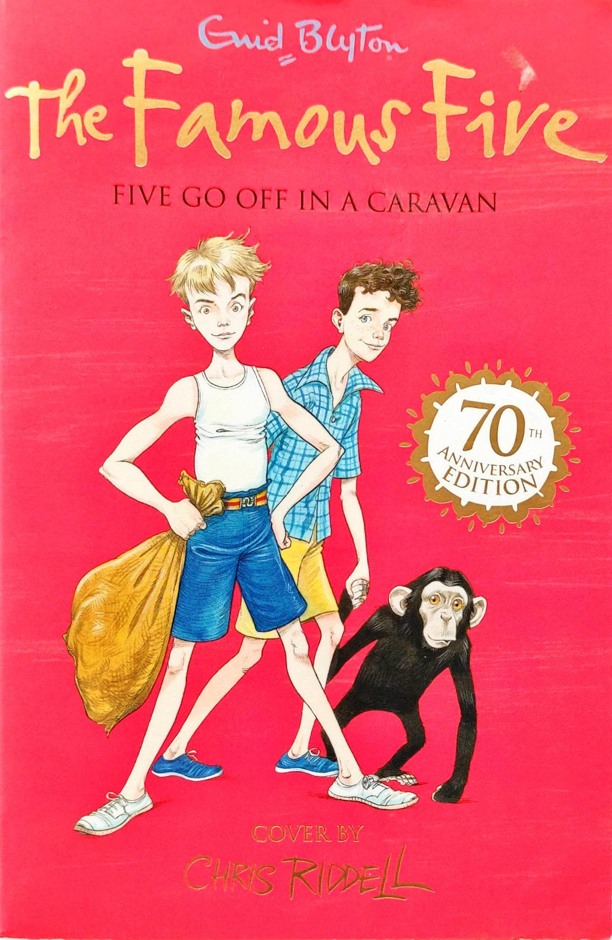 The Famous Five Off in a Caravan (Enid Blyton/Red)