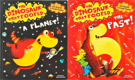 Dinosaur that Pooped Combo 4 (2 Books)