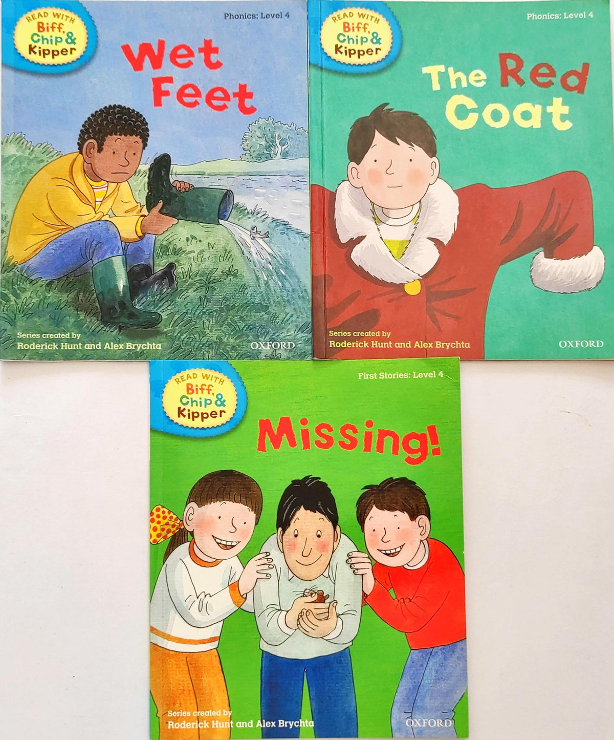 Biff Chip and Kipper  Set 4 : Level 4 (3 Books)