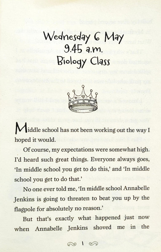 Notebooks of a Middle school Princess