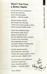 Excuses Excuses (Poem about School)