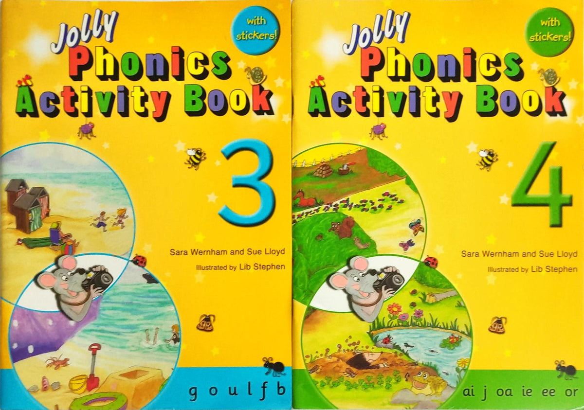 Jolly Phonics Activity Book Combo (2 Books)