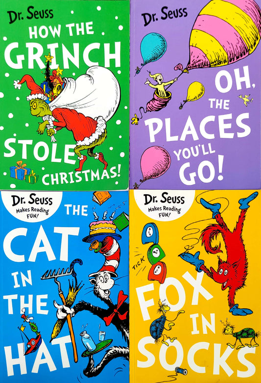 Dr. Seuss Classic Picture Book Set 2, Age 3+ (4 Books)