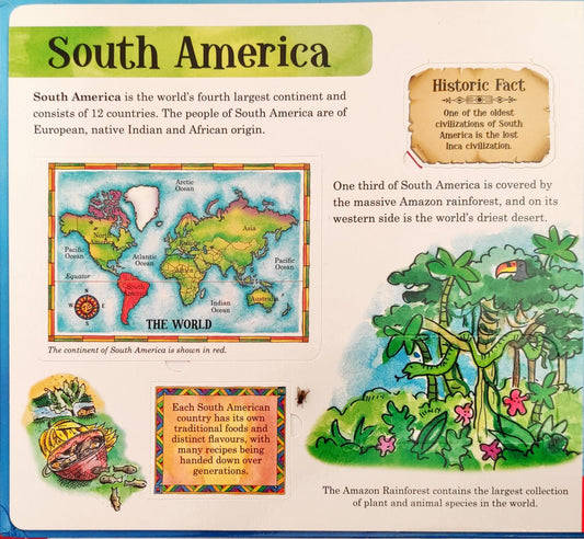 The Seven Continents of the World (Flap Book)