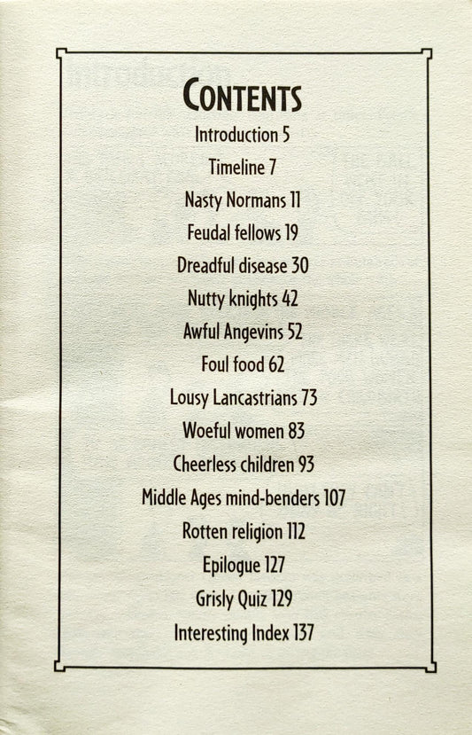 Measly Middle ages (Horrible Histories)