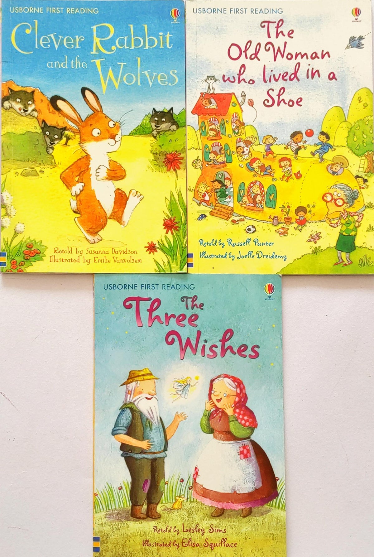 Usborne First Reading Level 2  Combo Set 16 (3 Books)