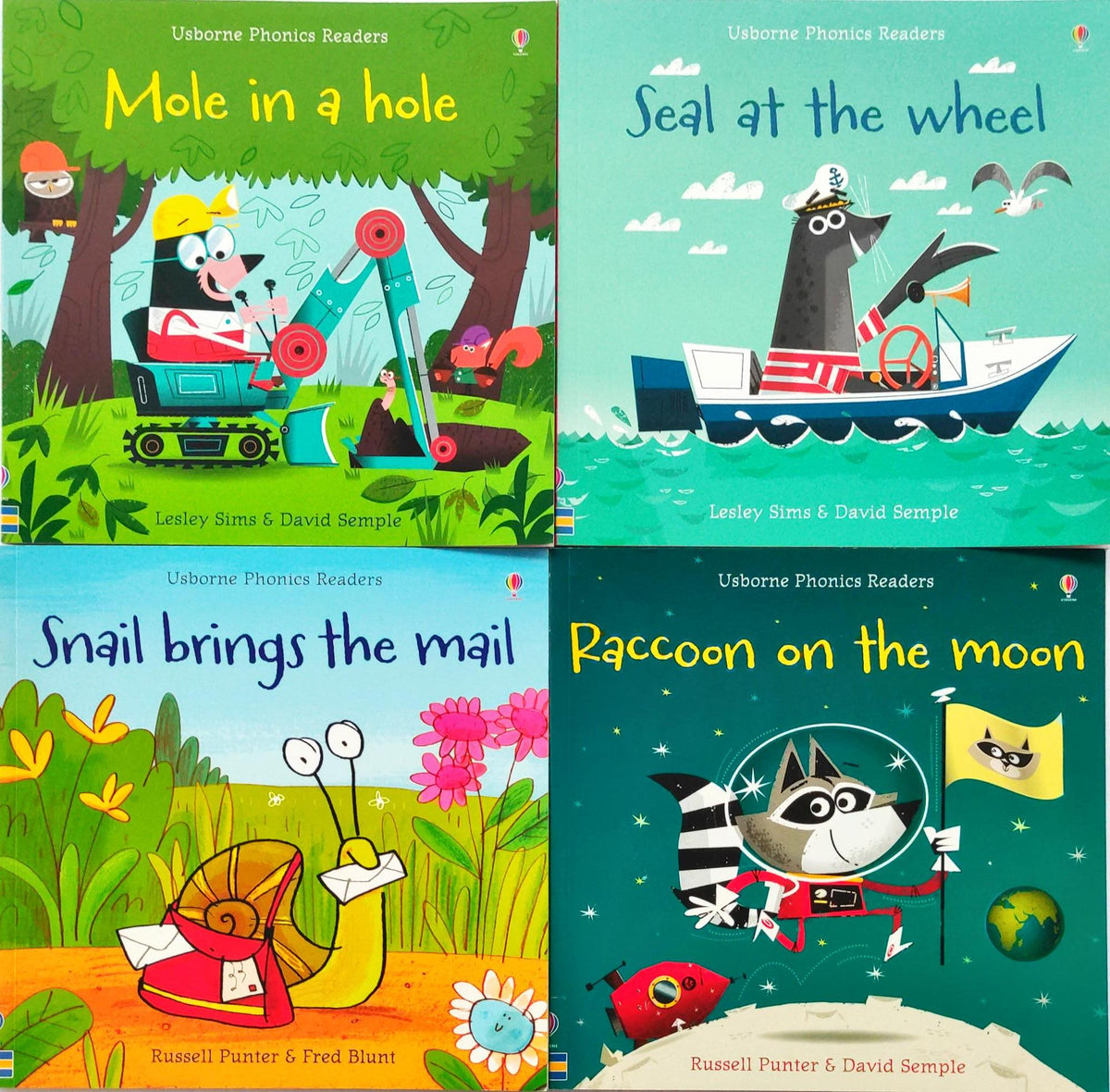 Usborne Phonics Reader Combo Set 29 (4 Books)