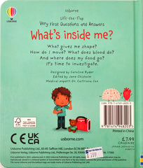 Usborne Very First Questions and Answers What's Inside Me? (Lift the Flap)