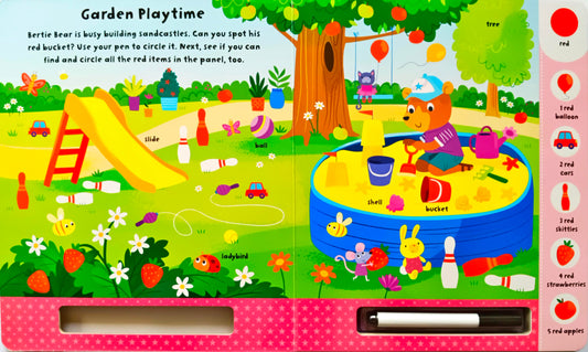 Look and Find Colours (Wipe and Clean book)