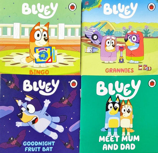 Bluey Pocket Size Book Combo Set 3 (4 Books/Pocket Friendly Book)