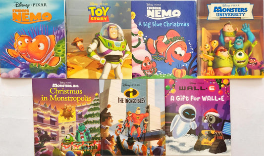 Disney Pixar Small Books Combo 5 (7  Books)