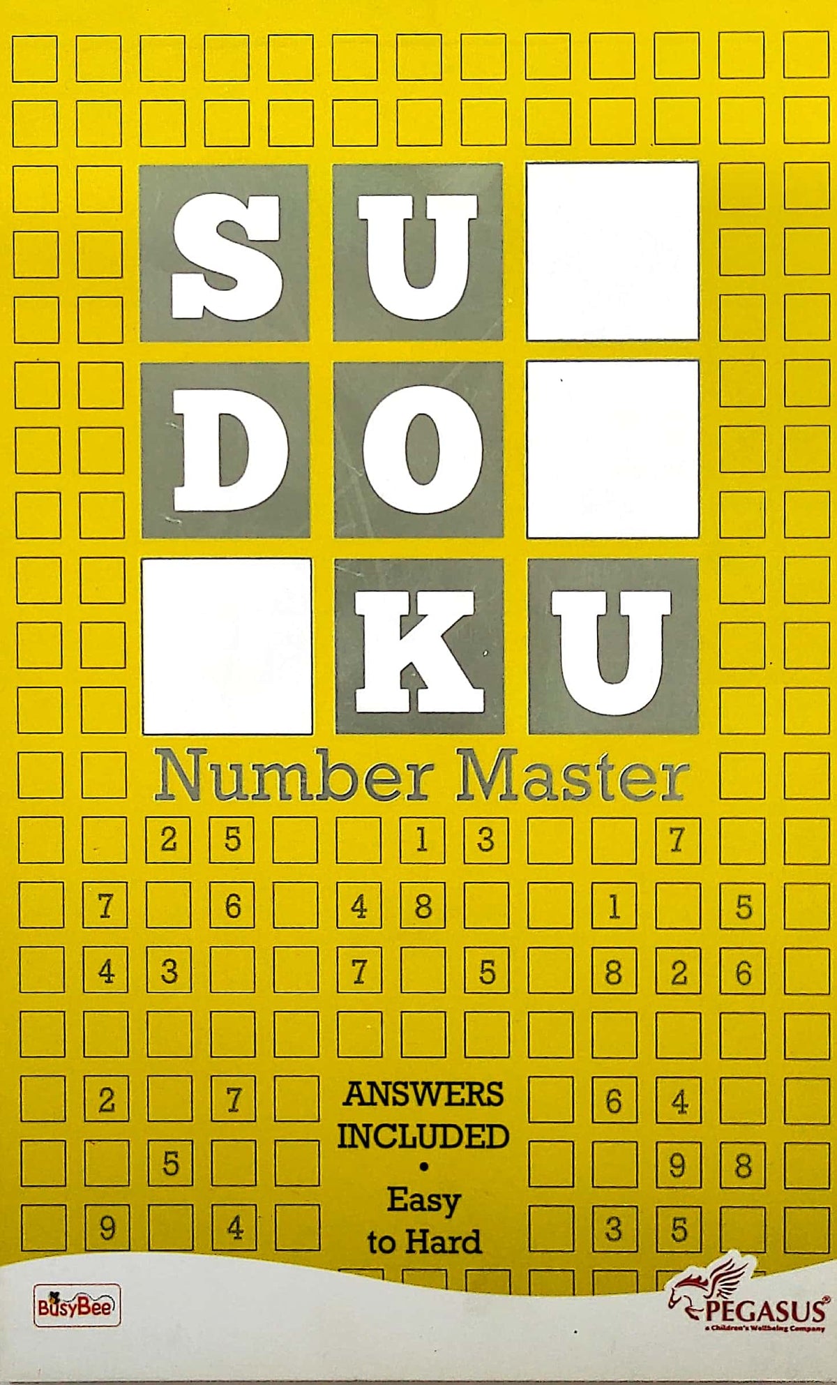 Sudoku Number Master (Medium Size Book)