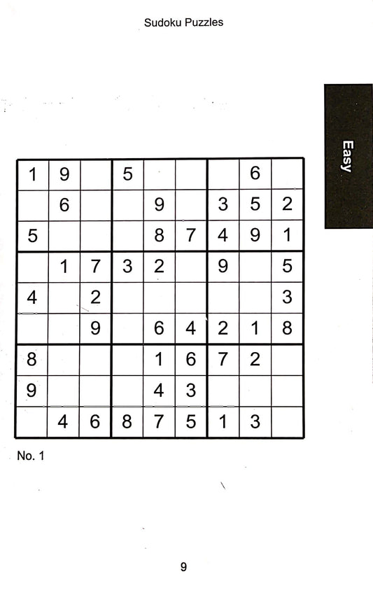 Sudoku Number Master (Medium Size Book)