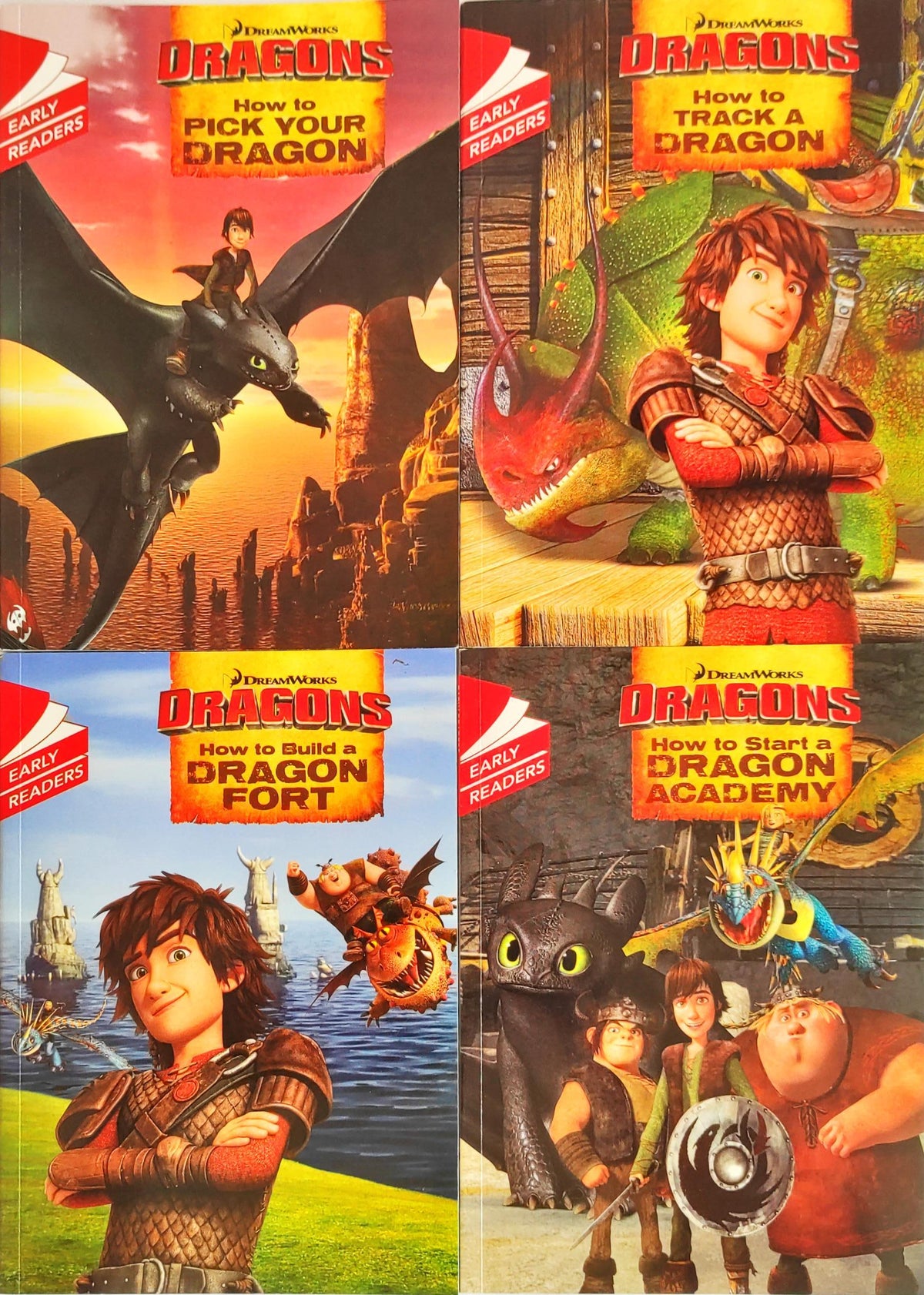 Dragons Early Readers Combo (4 Books)