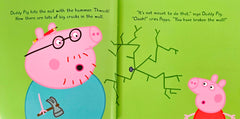 Peppa Pig daddy pig puts up a Picture