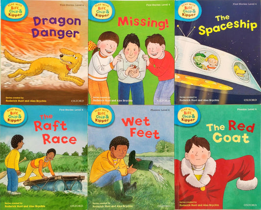 Biff Chip and Kipper  Set 3 : Level 4 (6 Books)
