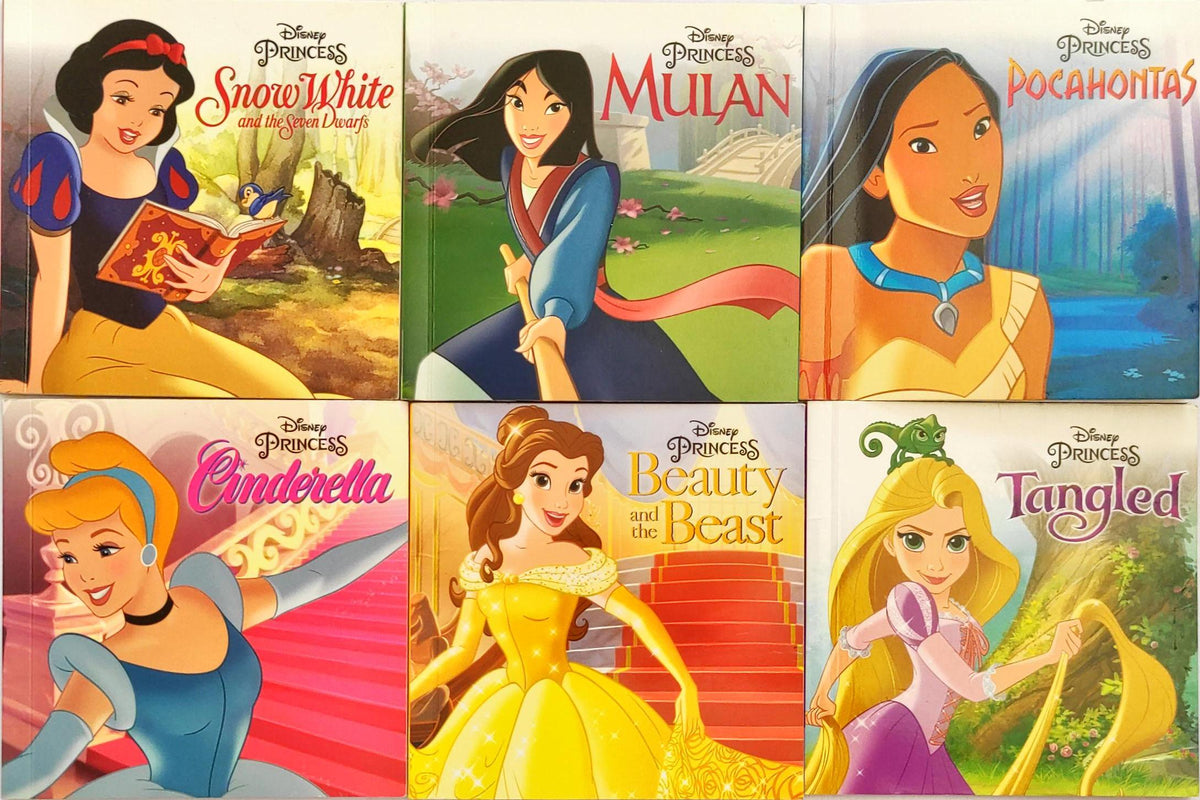 Disney Princess Small Book Combo Set 8 (6 Books)