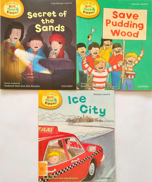 Biff Chip and Kipper  Set 3 : Level 6 (3 Books)
