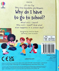 Usborne Why do I have to go to School? ( Lift the Flap )
