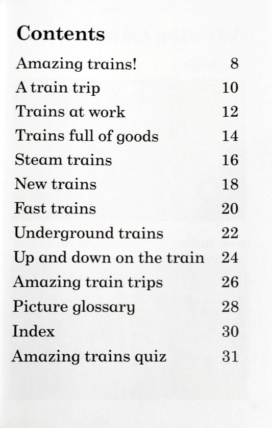 Amazing Trains (Read it Yourself)
