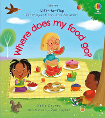 Usborne Where Does My Food Go ? (Lift the Flap )