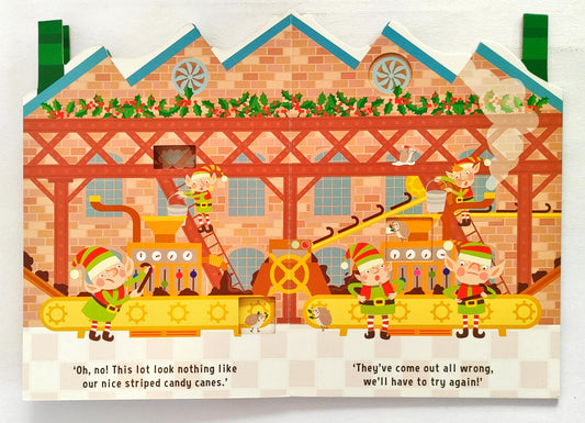Christmas Candy Cane Factory (Cut Book)