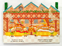 Christmas Candy Cane Factory (Cut Book)